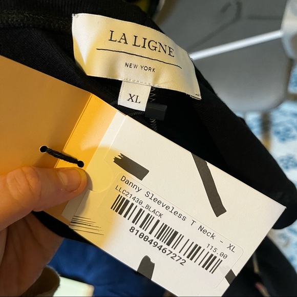 La Ligne Danny Sleeveless Turtleneck Top XL - Picture 3 of 6